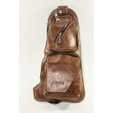 Сумка-бананка муж 8085 коричн