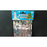 Дождик галография серебро ДГ-200 ш 200 мм дл 0,5 м *500 (прод по 50)  3294