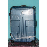 Чемодан Luyida пластик (цена за 3шт) 4 колеса голубой