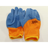 Перчатки облив сине-серый #300 №4 (прод по 12)