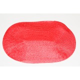 Салфетка под горяч. плетеная 30х45см красная (прод по 10)