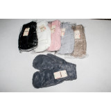 Варежки жен. VACSS L-171 мех+норка (прод по 12) (23см)