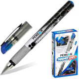 Ручка гелевая 6020/12 PENSAN NANO GEL ROLLER PEN BLUE (прод по 12) 2244/6167