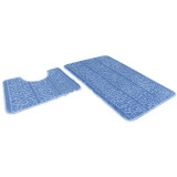 Набор ковриков д/ванной АКТИВ icarpet 50х80см+50х40см 003 синий  0610/0597