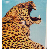Мозаика со стразами 50х65 на рамке AGK 81657 леопард