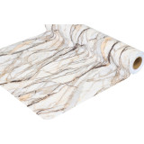 Клеенка силикон прозрач с рисун Dekorelle 0,8*20м  089/3839