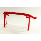 Косметичка жен силикон 050-2 (28х12) красн