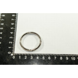 Кольцо-карабин разъемн.40мм*4,8мм серебро (упак.100шт)