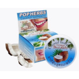 Зубная паста POP Herbs c кокосом (в круглой упаковке с мерной ложечкой) 30г 3216