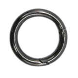 Кольцо-карабин разъемн.45мм*4,8мм т.никель (прод по 20)