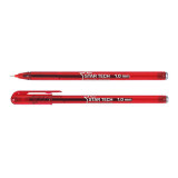Ручка шариковавя 2260/12 PENSAN STAR TECH BALL POINT PEN 1mm RED (прод по 12) 4057