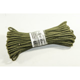 Шнур п/п вязаный с сердечником бытовой d5мм 20м/п хаки  1*100