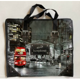 Сумка хоз. с молнией №3(47*41*20)*100 Ночной город