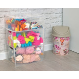 Ящик штабелируемый без крышки Модуль М2 18л прозрачный*9  2802