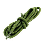 Шнурки круглые тонкие 70см зеленый (прод по 10)