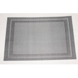 Салфетка под горячее 30х45 пластик набор (прод по 4шт) Т-1013 т. серый