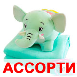 Игрушка+плед (140*100) Слоник