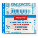 Лейкопластырь Master Uni бактерицидный 3,8х3,8см (прод по 10) 1211/4231