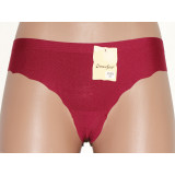 Стринги жен (M-XL) (прод по 3) 1038 бордо