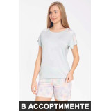 Пижама жен CONFEO 840-436 (футболка+шорты)  S