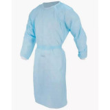 Халат хирург. однораз. н/с, с рукавами на манж. 25г/м2 голуб.  XXL (прод по 10)1967 *(, 01.01.2030)*