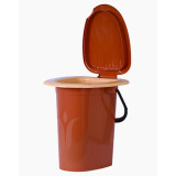 Ведро-туалет 16л (Терракотовый)*10 0113