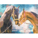Картина рисование по номерам 50х65 RA 73984 лошади