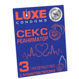 Презерватив Luxe Сексреаниматор (Персик) (3шт)*48 Китай 7106