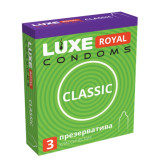 Презерватив LUXE ROYAL  гладкие Classic (3шт)*24 Китай 3696