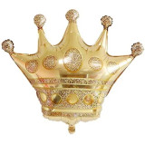 Шар фольга 1207-4976 Корона золотая 39