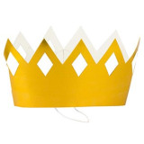 Корона фольга 1501-5354 малая золотая 22
