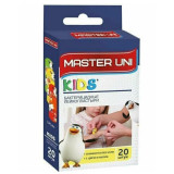 Лейкопластырь Master Uni бактерицидный Kids полимерная основа 0248