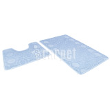Набор ковриков д/ванной АКТИВ icarpet 50х80см+50х40см 002 голубой 0894
