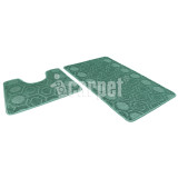 Набор ковриков д/ванной АКТИВ icarpet 50х80см+50х40см 002 зеленый 1198