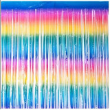 Занавес 1501-6568 фольга Радуга 1х2м  8878