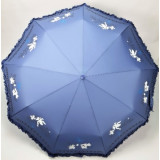 Зонт жен DINIYA 3 сл 8 спиц 55 см полуавт 837