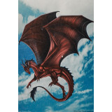 Картина рисование по номерам 20х30 RAS2471 красный дракон