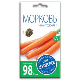 Морковь Нантская 4 средняя 4 г Семена Агроуспех (прод по 5) 0369