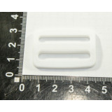 Регулятор пласт для ременной ленты арт.AS1116 шир.3,2 белый*100