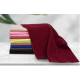 Полотенце д/лица Бояртекс 50х90  тем. серый 6402