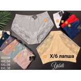 Плавки жен (4XL-6XL) (прод по 3) 6020 черный