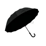 Зонт муж трость ROBIN 16 спиц 68 см крюк полуавтом 1722 черный