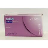 Перчатки нитриловые TOP GLOVE, lavender, 4г н/с н/о p.L (прод по 50) Малайзия*500 5724