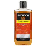 Шампунь-кондиц-гель д/душа SVOBODA Men Care Sport Energy 3в1 290мл*10  4094