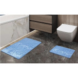 Набор ковриков д/ванной SHAHINTEX VINTAGЕ SH V001 50х80см+50х50см синий 8680