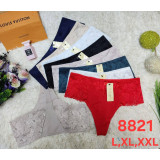 Стринги жен (L-2XL) (прод по 3) 8821 красный