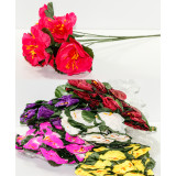 Букет цветов искусств. №79 D=7см (6цветков) L 33см (уп. 50 Цена за уп!)