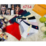 Плавки жен (M-XL) (прод по 3) 6754 синий