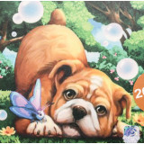 Алмазная живопись 20х20 АК-2020008 собака