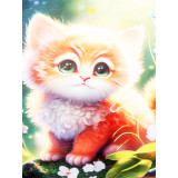 Алмазная живопись 20*30 АК-2030043 рыжий кот
